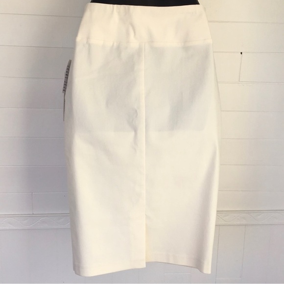 NWT Frank Lyman Off White Pencil Skirt size 2 - Picture 2 of 5